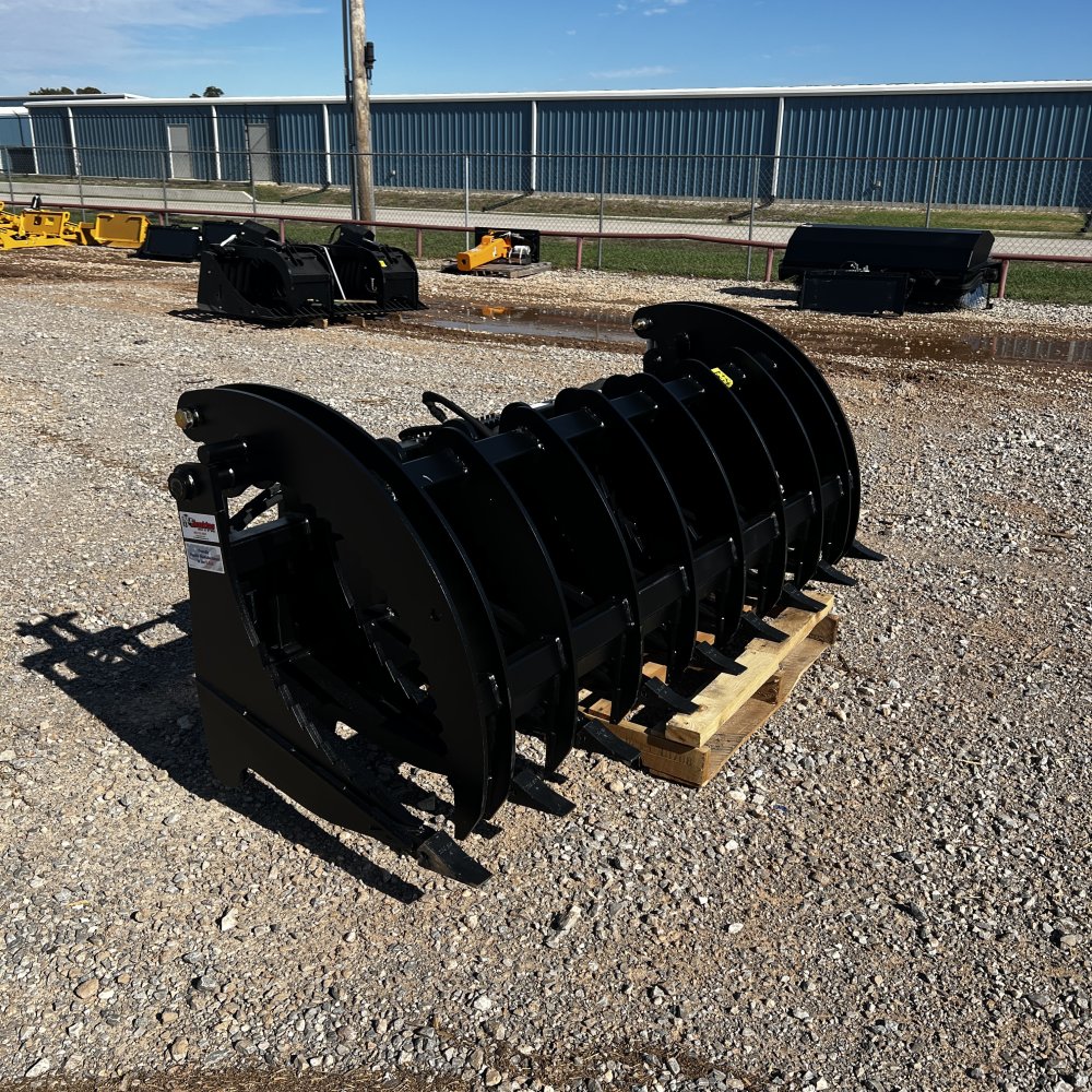 100000499 - x Jenkins Iron & Steel 86" Brush Grapple Skid Steer Attachment