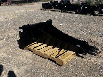 Jenkins Iron & Steel Stump Bucket Skid Steer Attachment