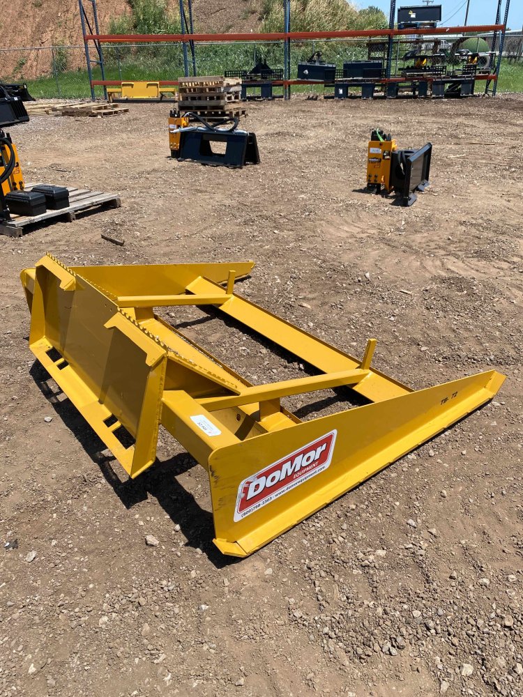 100000159 - x DoMor 72" 3 blade skid steer grader (30HP Req) Skid Steer Attachment