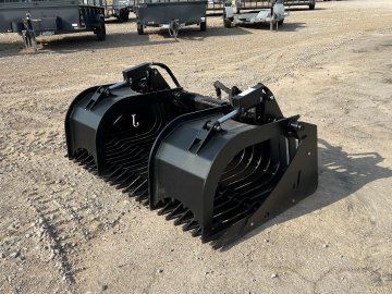 Jenkins Iron & Steel 74" Skeleton Grapple Skid Steer Attachment