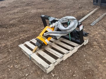 Belltec Belltec Auger Drive & 12" Rock Bit Skid Steer Attachment