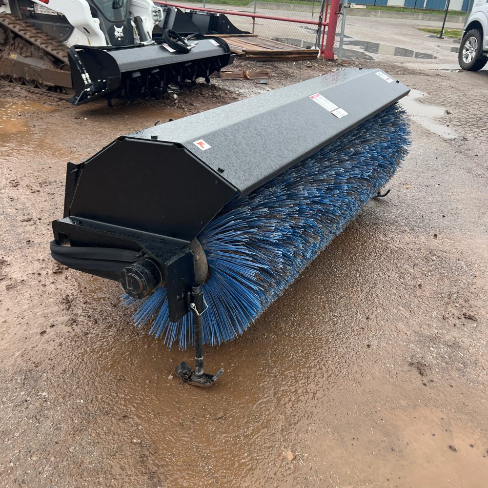 100000144 - x Jenkins Iron & Steel 7' angle broom Skid Steer Attachment