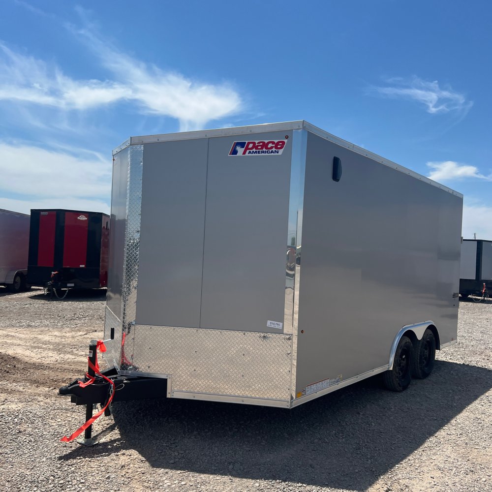 103699 - 8.5'x16' Pace American Enclosed