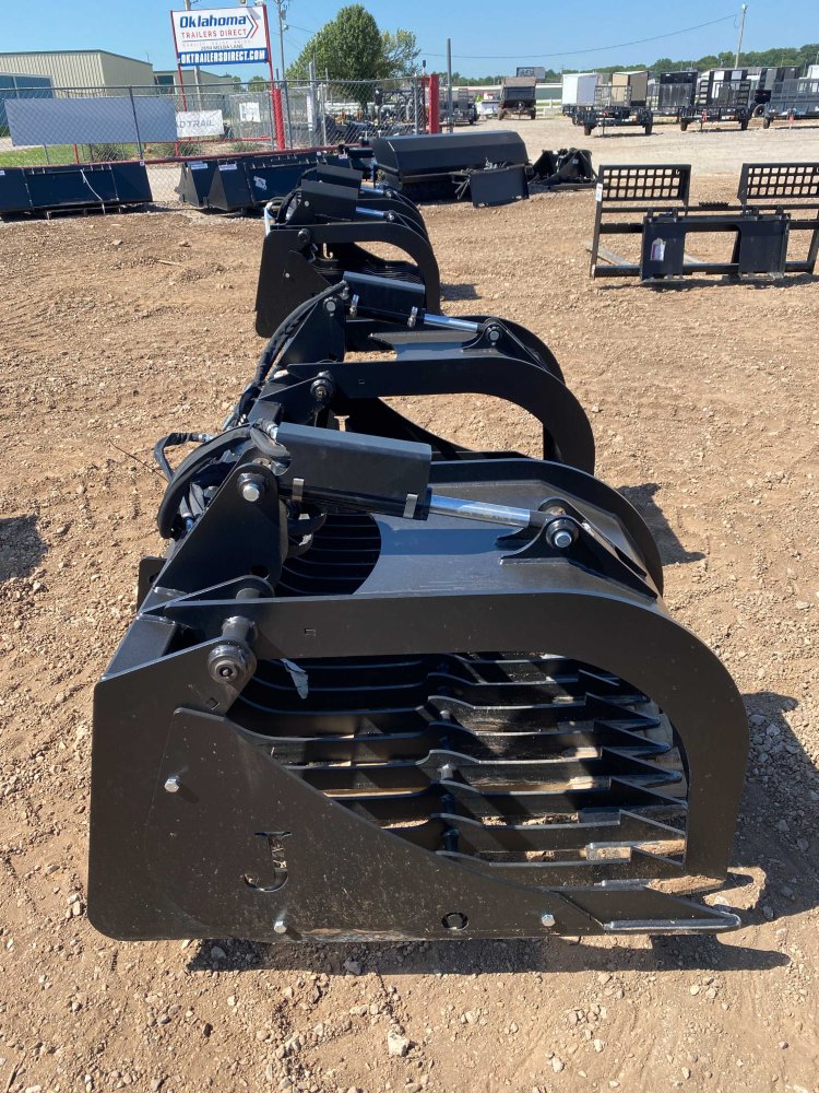100000375 - x Jenkins Iron & Steel 78" Skeleton Grapple Skid Steer Attachment