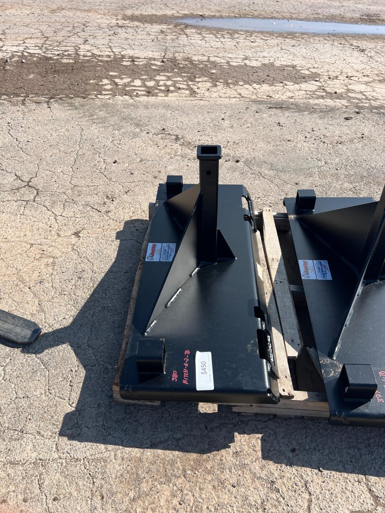 100000382 - x Jenkins Iron & Steel Receiver Hitch Skid Steer Attachment