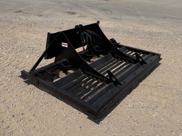 Jenkins Iron & Steel 78" Land Leveler w/Teeth Skid Steer Attachment