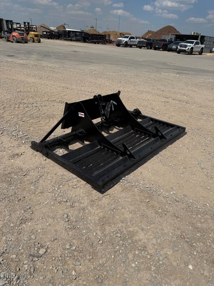 100000434 - x Jenkins Iron & Steel 84" Land Leveler W/Scarifier Skid Steer Attachment
