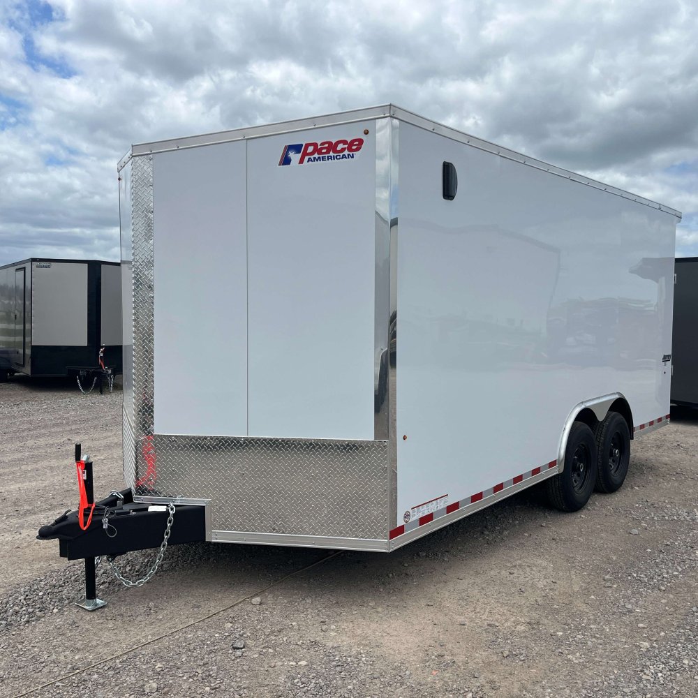 104290 - 8.5'x18' Pace American Enclosed