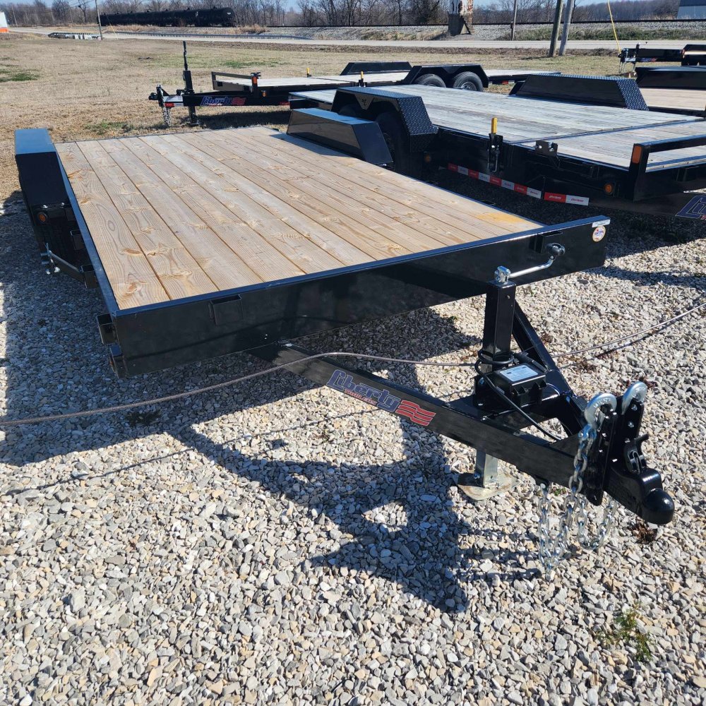 7x18 Liberty Flatbed Car Hauler