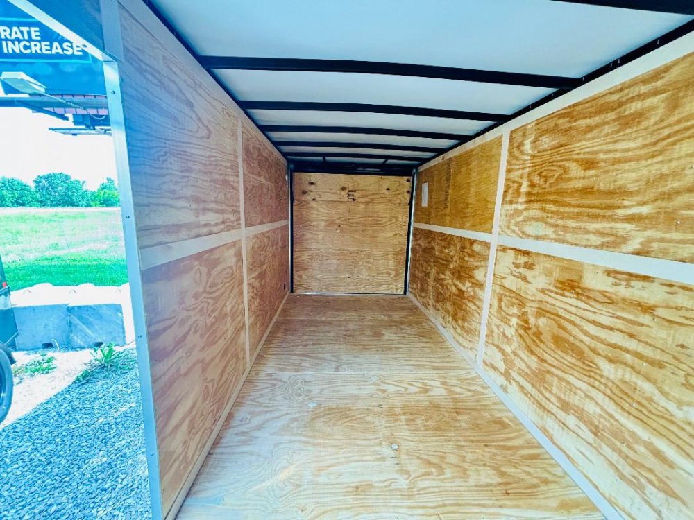 2025 7x16 Homesteader Enclosed Cargo - 7ft Height - Aluminum Tread Plate