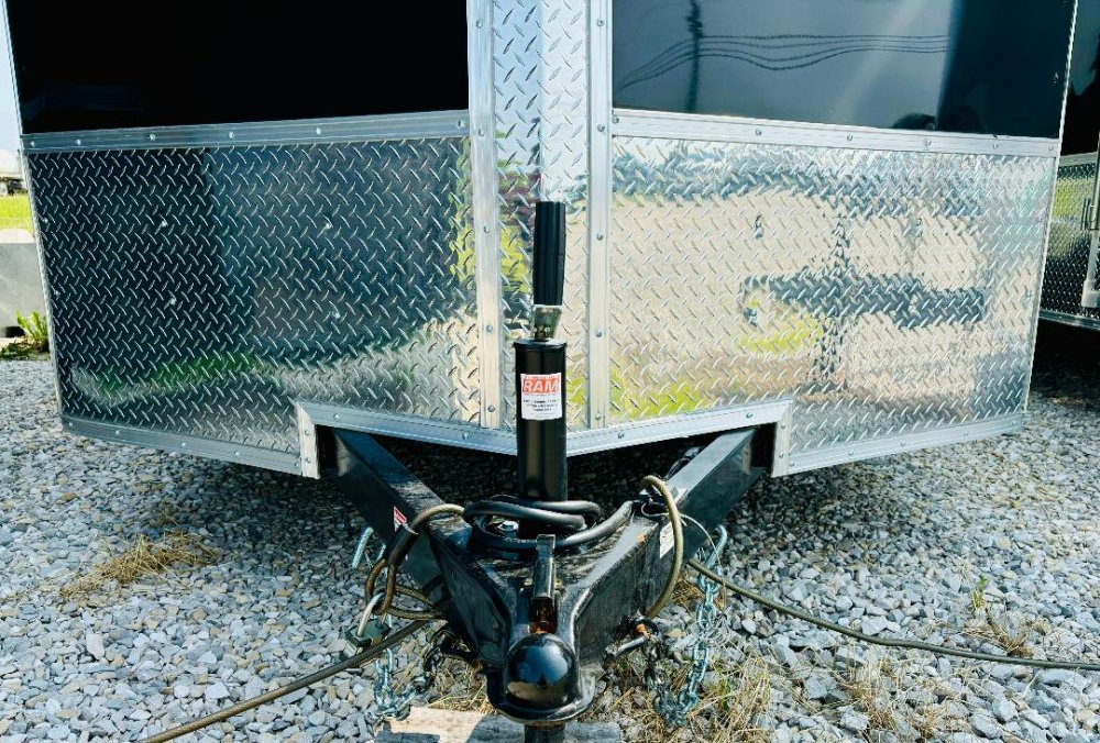 2025 7x16 Homesteader Enclosed Cargo - 7ft Height - Aluminum Tread Plate