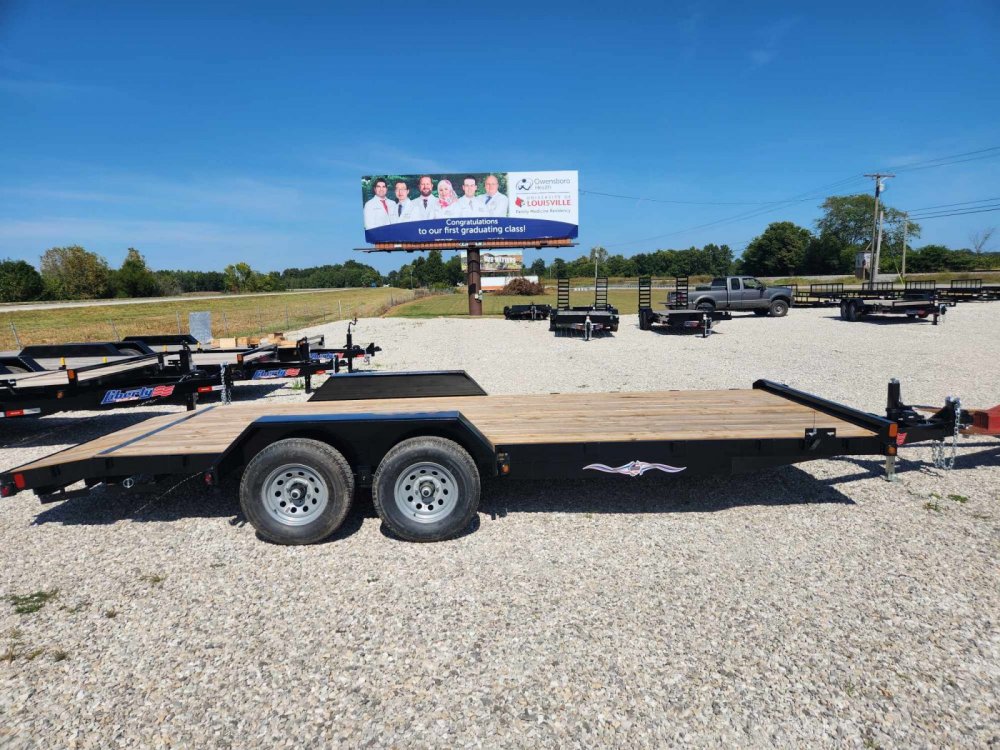 7x20 Liberty Flatbed Car Hauler