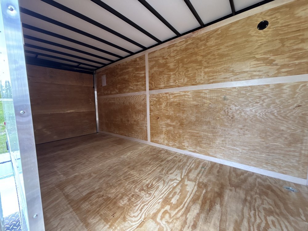 2026 7'x16' Homesteader Enclosed Cargo OHV - 7ft Height - Polycor Walls - Spoiler