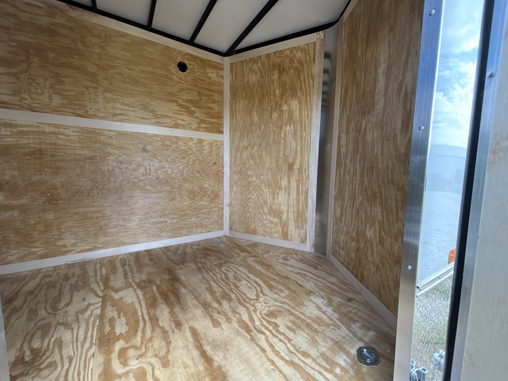 2026 7'x16' Homesteader Enclosed Cargo OHV - 7ft Height - Polycor Walls - Spoiler