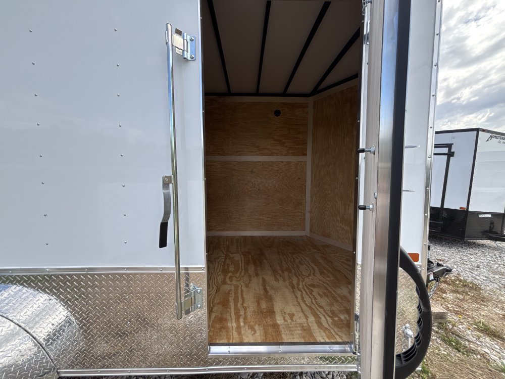 2026 7'x16' Homesteader Enclosed Cargo OHV - 7ft Height - Polycor Walls - Spoiler
