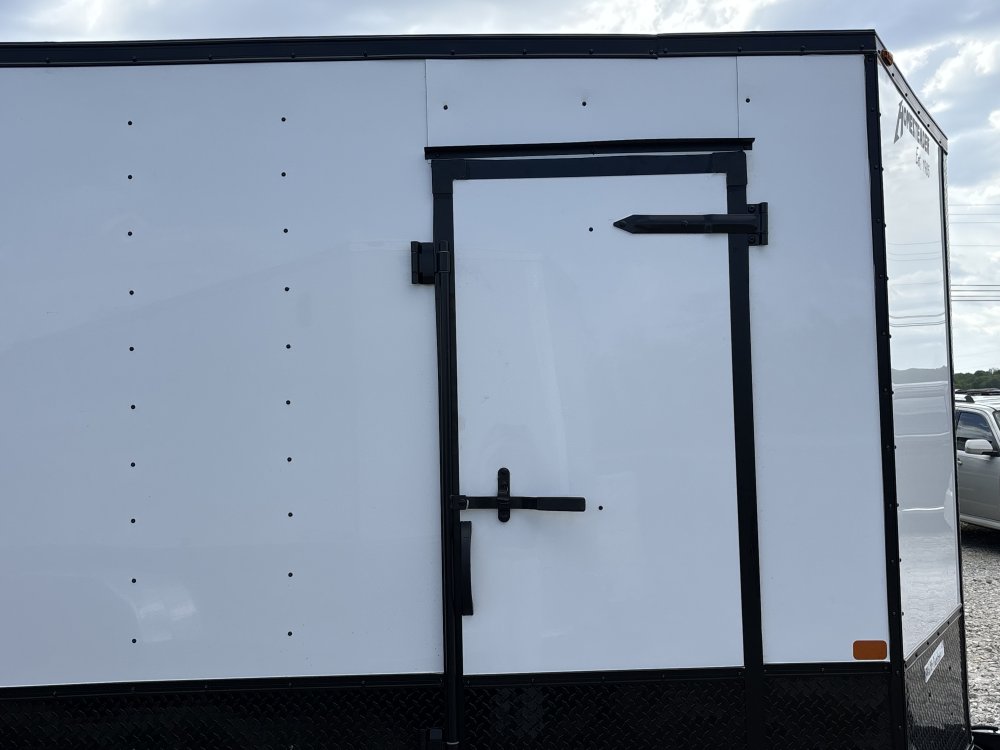 2026 7'x16' Homesteader Enclosed Cargo OHV - 7ft Height - Polycor - Black Out