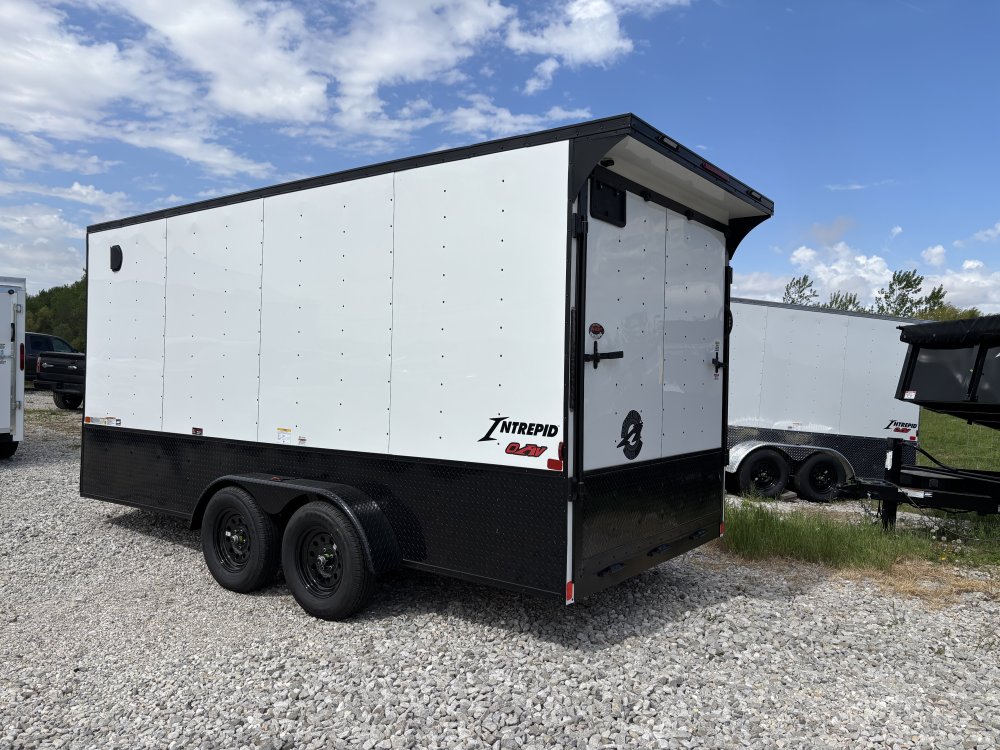 2026 7'x16' Homesteader Enclosed Cargo OHV - 7ft Height - Polycor - Black Out