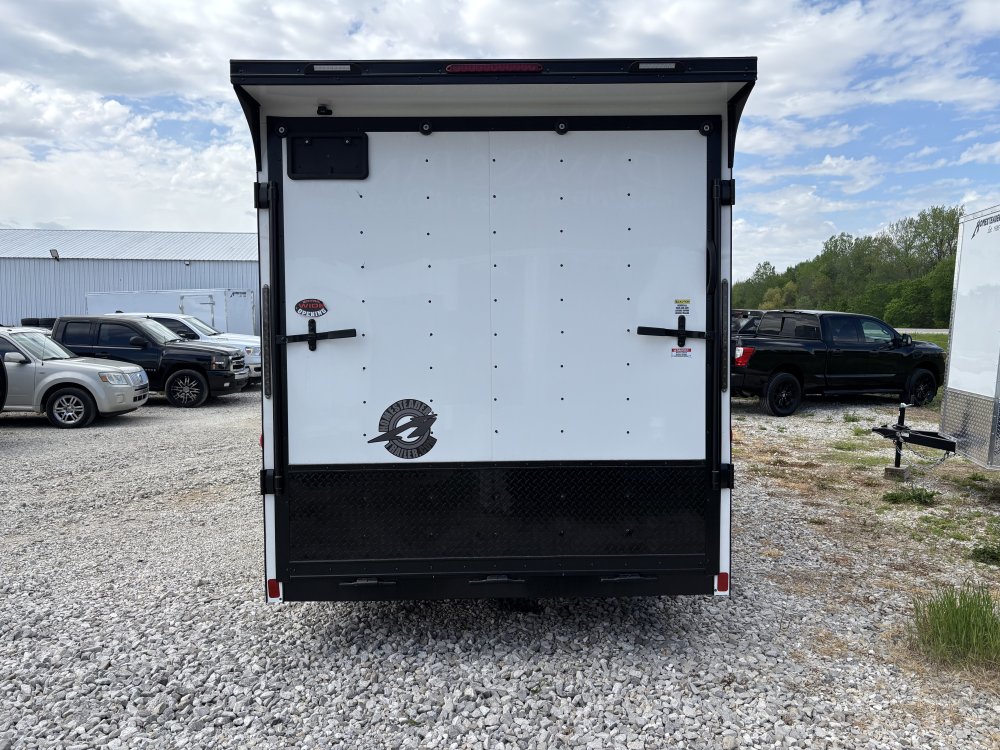2026 7'x16' Homesteader Enclosed Cargo OHV - 7ft Height - Polycor - Black Out