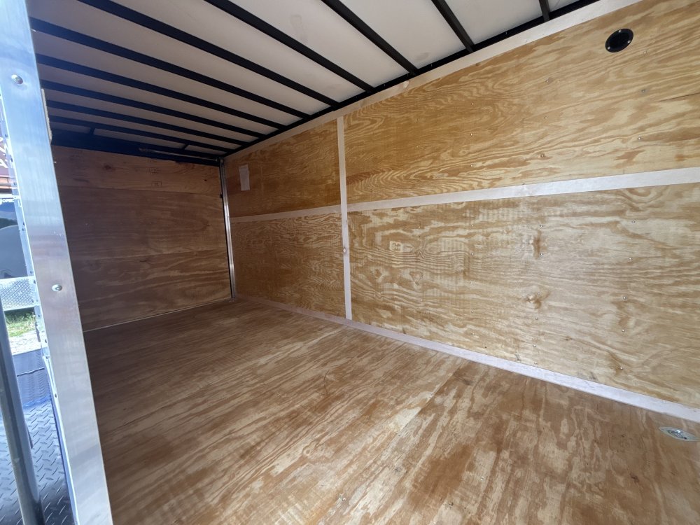 2026 7'x16' Homesteader Enclosed Cargo OHV - 7ft Height - Polycor - Black Out