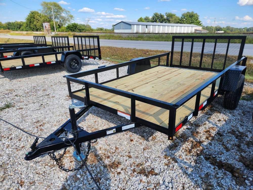 2023 6.4x12 Gorilla Utility Dovetail, Gate Utility, Single Axle