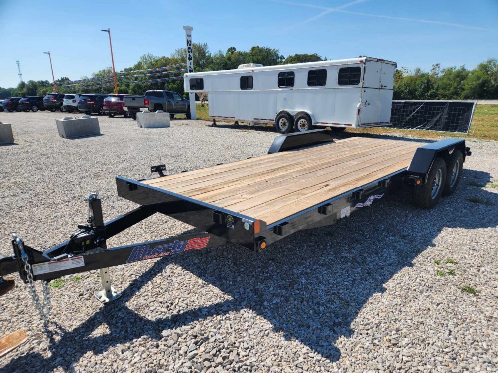 7x20 Liberty Flatbed Car Hauler