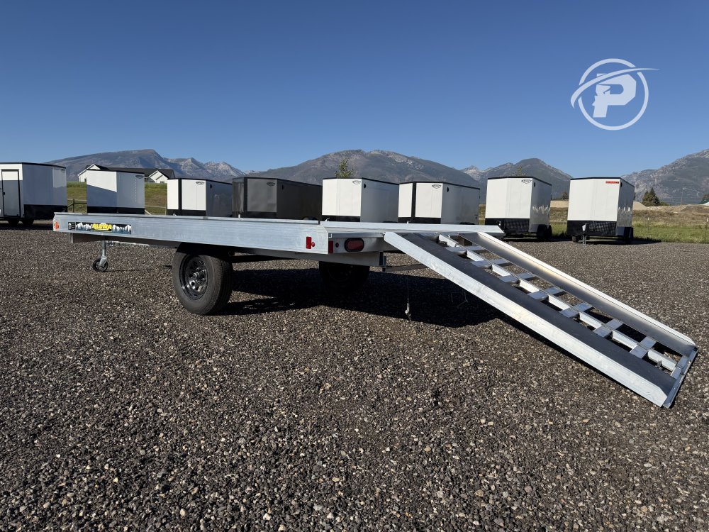 Aluma 86"x 12' Aluminum Snowmobile 3.5k Utility Trailer