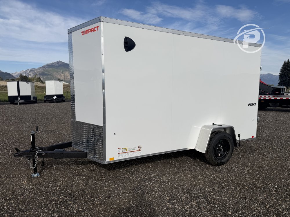 Impact 6'x 12' Battlecoated Steel 3.5k Cargo Trailer