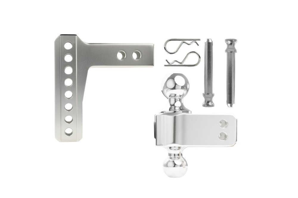 2.0" Aluminum Medium Duty 4" Drop/Rise Hitch