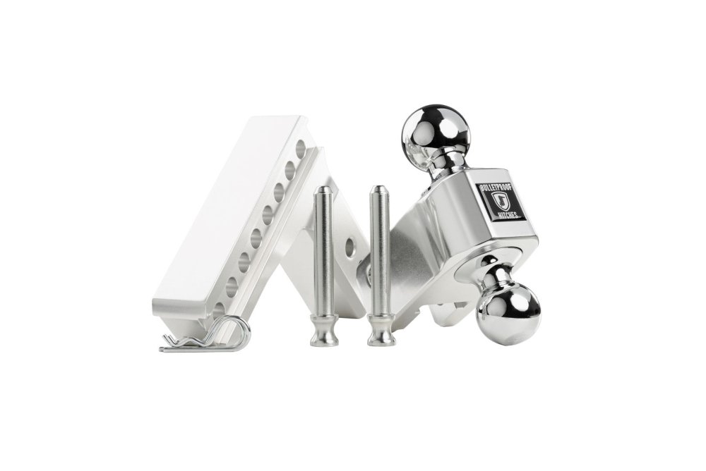 2.5" Aluminum Medium Duty 6" Drop/Rise Hitch