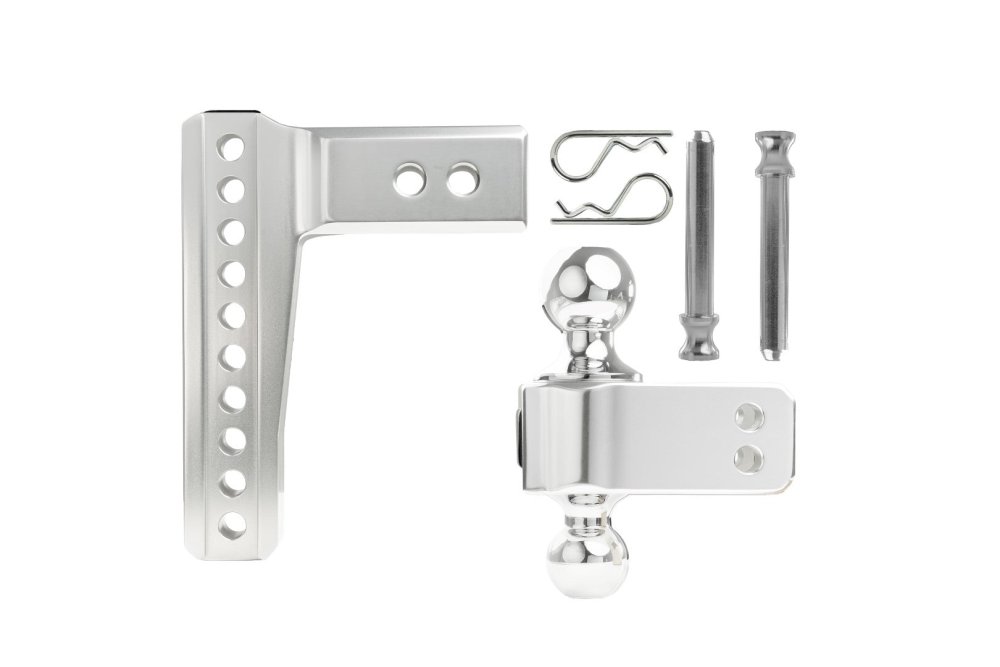 2.5" Aluminum Medium Duty 6" Drop/Rise Hitch
