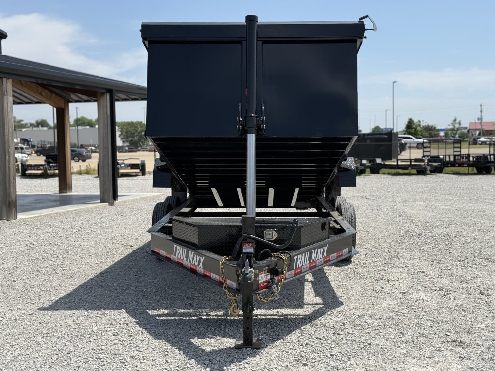2026 Trail Maxx 83X16X3 TELESCOPIC DUMP W/REAR STABILIZER JACKS 14K GVWR Dump Trailer