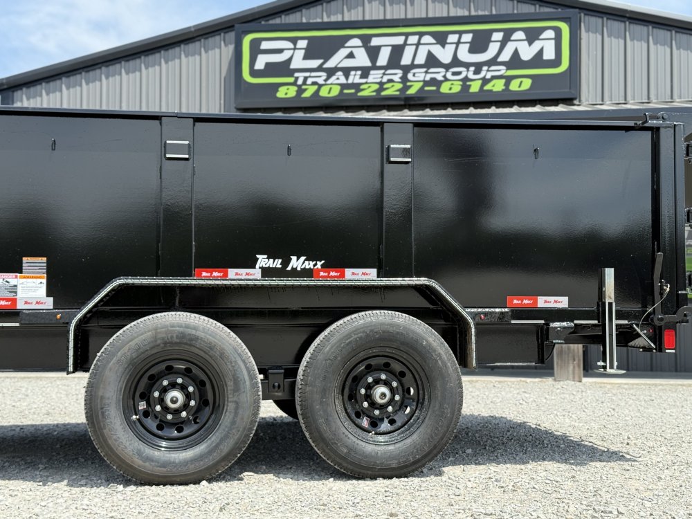 2026 Trail Maxx 83X16X3 TELESCOPIC DUMP W/REAR STABILIZER JACKS 14K GVWR Dump Trailer