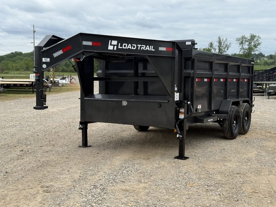 2026 Load Trail 83X14 DG Dump Trailer / 14 PLY TIRES / HIGHSIDE / 7 GAUGE FLOOR / TELESCOPIC / REAR