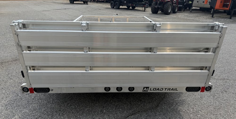 2027 Load Trail UA 83X14 TA / ALUMINUM FRAME/ 55" BI-FOLD TAILGATE / 2 BRAKE AXLES / ALUMINUM WHEELS