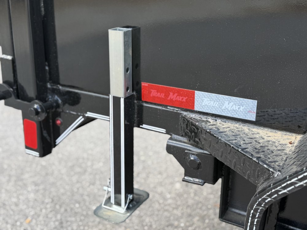 2026 Trail Maxx 83X14X3 HIGH SIDE TELESCOPIC W/REAR STABILIZER JACKS 14K GVWR Dump Trailer