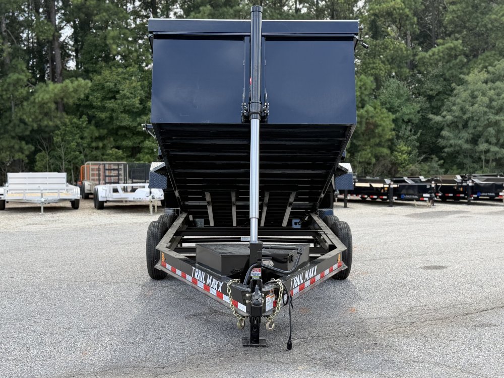 2026 Trail Maxx 83X14X3 HIGH SIDE TELESCOPIC W/REAR STABILIZER JACKS 14K GVWR Dump Trailer