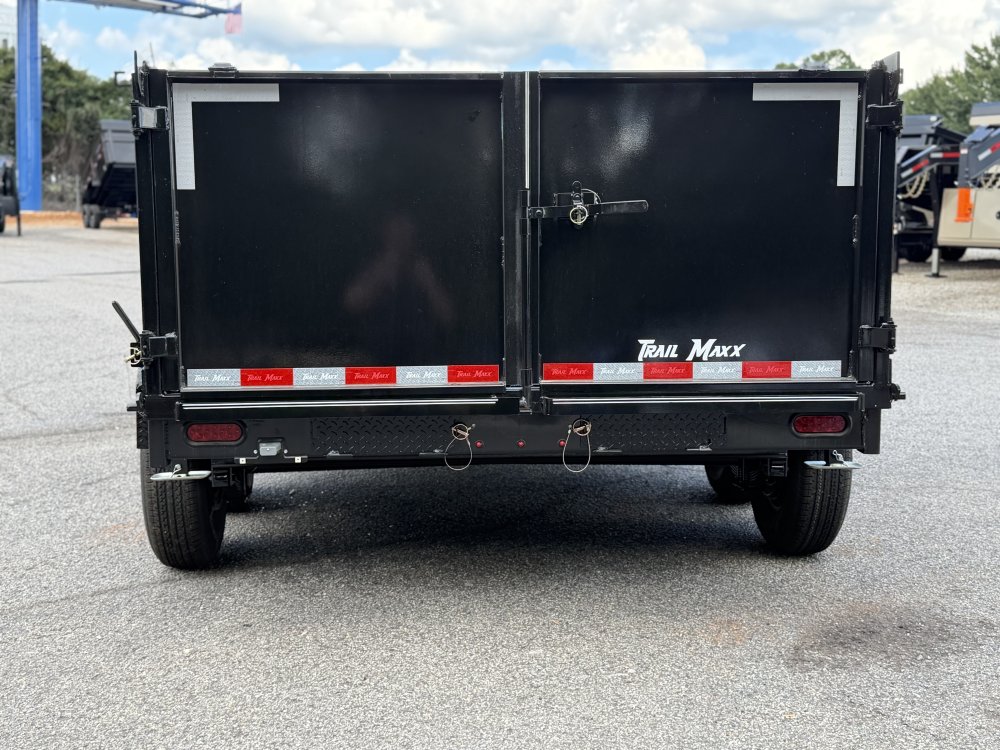 2026 Trail Maxx 83X14X3 HIGH SIDE TELESCOPIC W/REAR STABILIZER JACKS 14K GVWR Dump Trailer