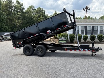 2026 Trail Maxx 83X14X3 HIGH SIDE TELESCOPIC W/REAR STABILIZER JACKS 14K GVWR Dump Trailer
