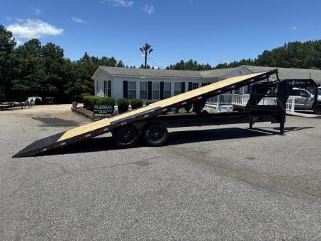 2027 Load Trail GE 102X28 GOOSENECK FULL TILT W/14 PLYS AND TUFF WIRELESS REMOTE 14K GVWR Tilt Trail