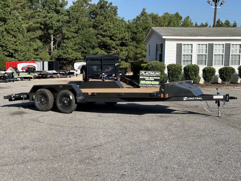 2027 Load Trail CH 83X18 7K GVWR PULLOUT RAMPS REAR STABILIZER JACKS TOOL BOX Car Hauler