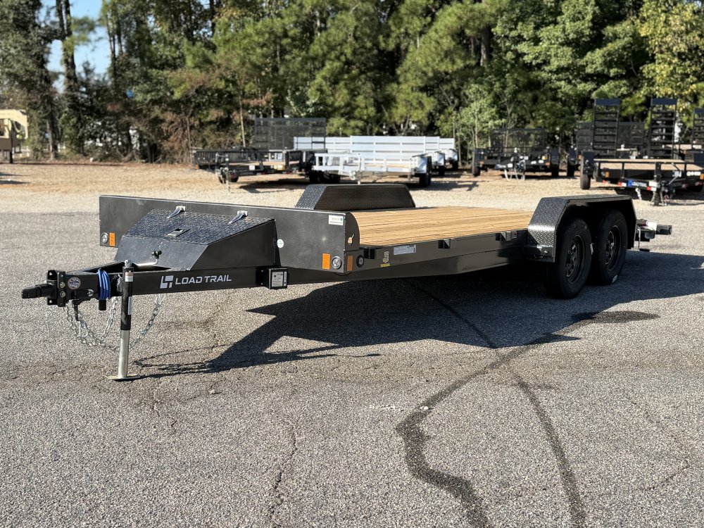 2027 Load Trail CH 83X18 7K GVWR PULLOUT RAMPS REAR STABILIZER JACKS TOOL BOX Car Hauler