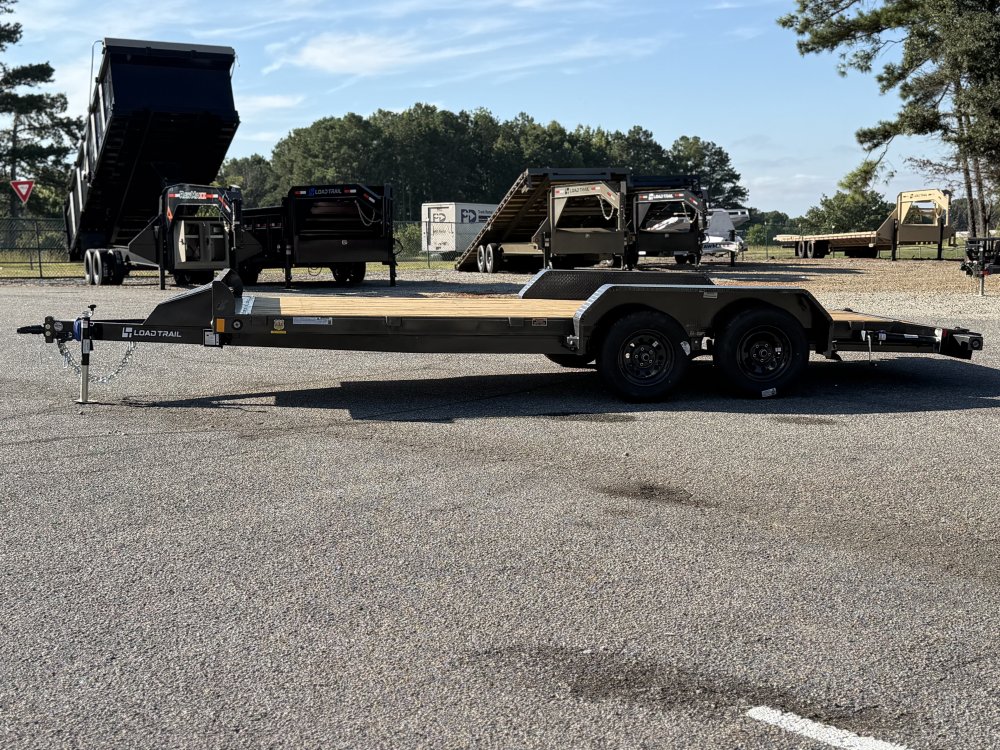 2027 Load Trail CH 83X18 7K GVWR PULLOUT RAMPS REAR STABILIZER JACKS TOOL BOX Car Hauler
