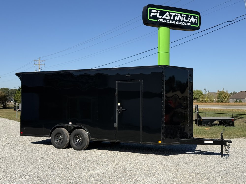 2027 SAWYER SCRATCH & DENT 8.5X20X7'6" W/6K TORSION AXLES, ONE PIECE THERMOPLY ROOF, SCREWLESS EXTER