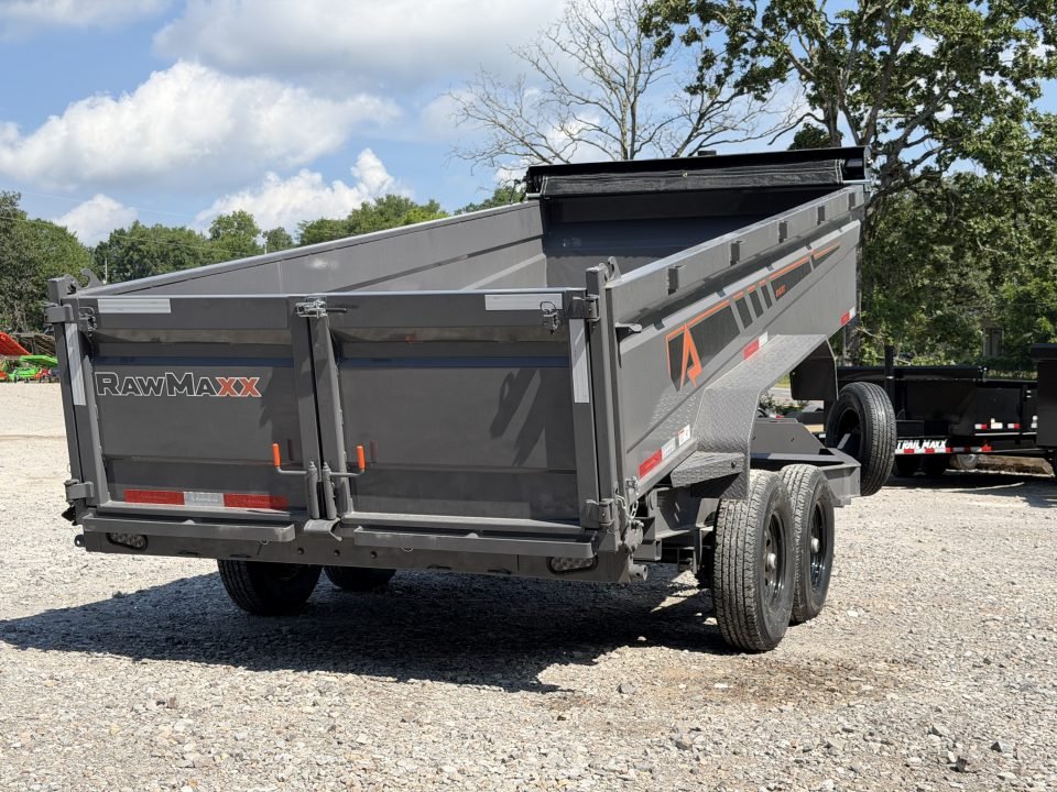2026 RawMaxx GDX KNIGHT83X16 / TELESCOPIC / I-BEAM FRAME / TARP KIT / 14K GVWR / 32" SIDES / Dump Tr