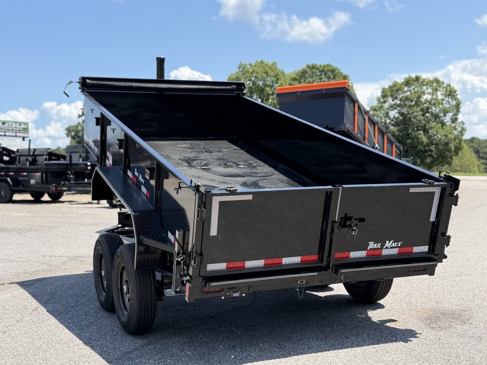 2026 Trail Maxx 83X14X2 TELESCOPIC W/REAR STABILIZER JACKS 14K GVWR Dump Trailer