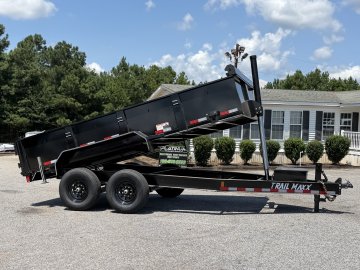 2026 Trail Maxx 83X14X2 TELESCOPIC W/REAR STABILIZER JACKS 14K GVWR Dump Trailer