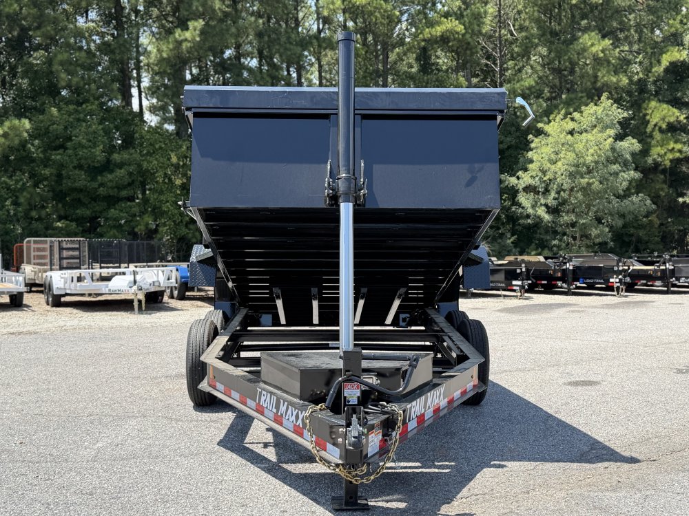 2026 Trail Maxx 83X14X2 TELESCOPIC W/REAR STABILIZER JACKS 14K GVWR Dump Trailer