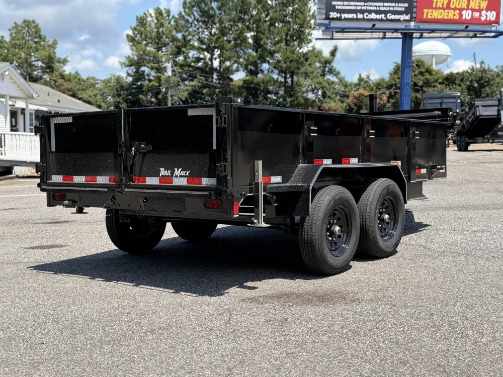 2026 Trail Maxx 83X14X2 TELESCOPIC W/REAR STABILIZER JACKS 14K GVWR Dump Trailer