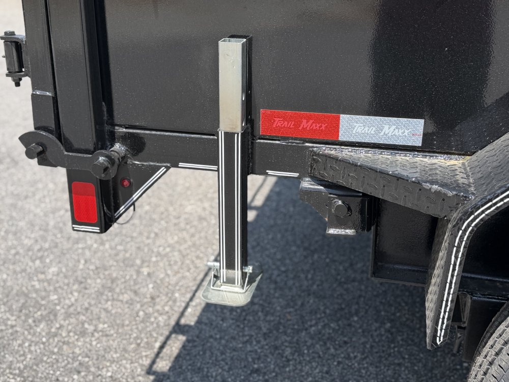 2026 Trail Maxx 83X14X2 TELESCOPIC W/REAR STABILIZER JACKS 14K GVWR Dump Trailer