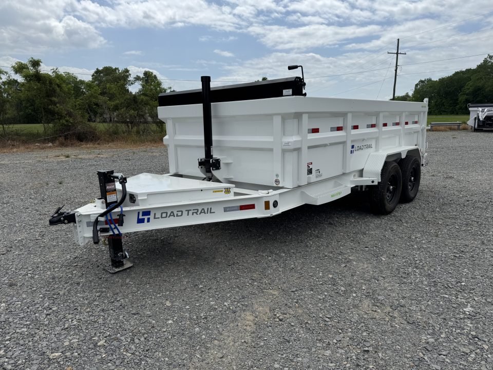 2026 Load Trail 83X14 DL Dump Trailer 36" WALLS W/ RAMPS, SPREAD GATE, TARP, 10 PLY, TELESCOPIC LIFT